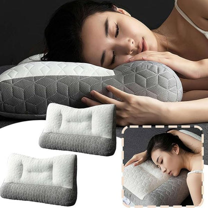 1+1 GRÁTIS | CONFORTSLEEP™ - A única almofada viscoelástica do mercado com suporte para a curvatura do pescoço.